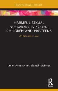 Harmful Sexual Behaviour in Young Children and Pre-Teens : An Education Issue