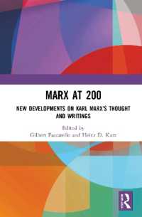 カール・マルクスの思想と著作：生誕200年後の新たな回顧<br>Marx at 200 : New Developments on Karl Marx's Thought and Writings