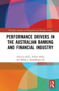 Performance Drivers in the Australian Banking and Financial Industry (Routledge Advances in Management and Business Studies)