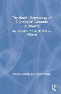 権威に対する服従の社会心理学：ミルグラム実験の再検証<br>The Social Psychology of Obedience Towards Authority : An Empirical Tribute to Stanley Milgram