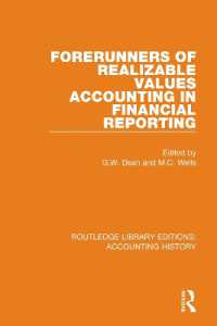 Forerunners of Realizable Values Accounting in Financial Reporting (Routledge Library Editions: Accounting History)