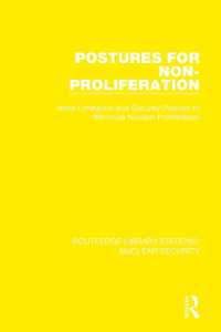 Postures for Non-Proliferation : Arms Limitation and Security Policies to Minimize Nuclear Proliferation (Routledge Library Editions: Nuclear Security)