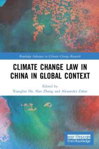 Climate Change Law in China in Global Context (Routledge Advances in Climate Change Research)