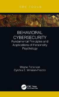 Behavioral Cybersecurity : Fundamental Principles and Applications of Personality Psychology