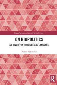 On Biopolitics : An Inquiry into Nature and Language (Routledge Innovations in Political Theory)