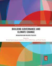 Building Governance and Climate Change : Regulation and Related Policies
