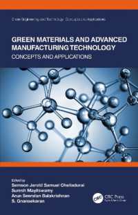 Green Materials and Advanced Manufacturing Technology : Concepts and Applications (Green Engineering and Technology)