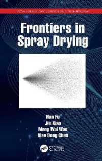Frontiers in Spray Drying (Advances in Drying Science and Technology)