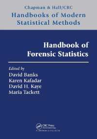 Handbook of Forensic Statistics (Chapman & Hall/crc Handbooks of Modern Statistical Methods)