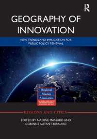 Geography of Innovation : Public Policy Renewal and Empirical Progress (Regions and Cities)