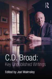 Ｃ．Ｄ．ブロード主要未公刊著作集<br>C. D. Broad: Key Unpublished Writings