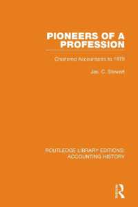 Pioneers of a Profession : Chartered Accountants to 1879 (Routledge Library Editions: Accounting History)