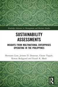 Sustainability Assessments : Insights from Multinational Enterprises Operating in the Philippines (Routledge Advances in Management and Business Studies)
