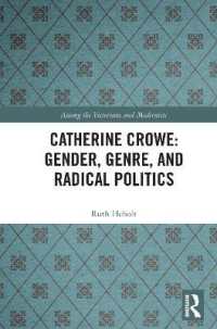 Catherine Crowe: Gender, Genre, and Radical Politics (Among the Victorians and Modernists)