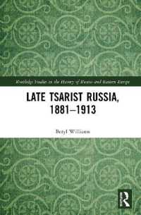 Late Tsarist Russia, 1881-1913 (Routledge Studies in the History of Russia and Eastern Europe)