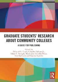 Graduate Students' Research about Community Colleges : A Guide for Publishing
