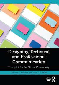 技術・専門コミュニケーションの設計<br>Designing Technical and Professional Communication : Strategies for the Global Community