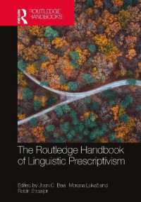 The Routledge Handbook of Linguistic Prescriptivism (Routledge Handbooks in Linguistics)