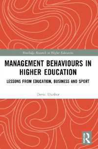 Management Behaviours in Higher Education : Lessons from Education, Business and Sport (Routledge Research in Higher Education)