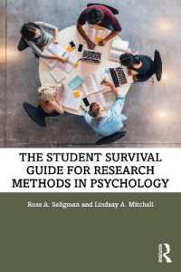 学生のための心理学研究法サバイバル・ガイド<br>The Student Survival Guide for Research Methods in Psychology