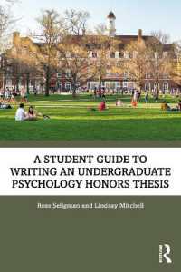 A Student Guide to Writing an Undergraduate Psychology Honors Thesis