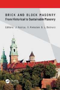 Brick and Block Masonry - from Historical to Sustainable Masonry : Proceedings of the 17th International Brick/Block Masonry Conference (17thIB2MaC 2020), July 5-8, 2020, Kraków, Poland