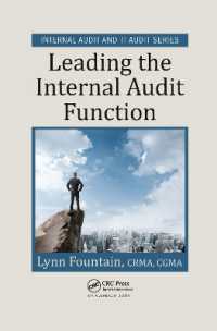 Leading the Internal Audit Function (Security, Audit and Leadership Series)