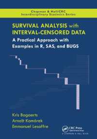 Survival Analysis with Interval-Censored Data : A Practical Approach with Examples in R, SAS, and BUGS (Chapman & Hall/crc Interdisciplinary Statistics)