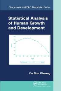 Statistical Analysis of Human Growth and Development (Chapman & Hall/crc Biostatistics Series)