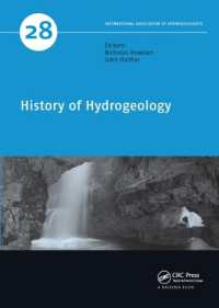 History of Hydrogeology (Iah - International Contributions to Hydrogeology)