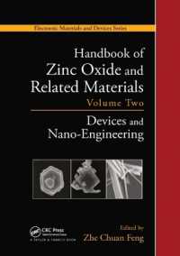 Handbook of Zinc Oxide and Related Materials : Volume Two, Devices and Nano-Engineering (Electronic Materials and Devices Series)