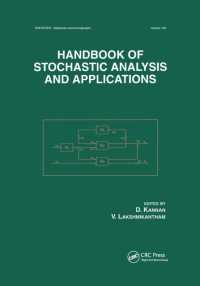 Handbook of Stochastic Analysis and Applications (Statistics: a Series of Textbooks and Monographs)
