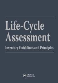 Life-Cycle Assessment : Inventory Guidelines and Principles