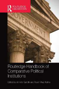 ラウトレッジ版　比較政治制度ハンドブック<br>Routledge Handbook of Comparative Political Institutions