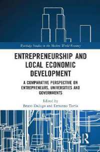 Entrepreneurship and Local Economic Development : A Comparative Perspective on Entrepreneurs, Universities and Governments (Routledge Studies in the Modern World Economy)