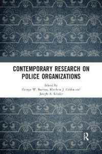 Contemporary Research on Police Organizations