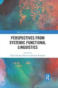 Perspectives from Systemic Functional Linguistics (Routledge Studies in Linguistics)