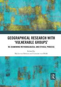 Geographical Research with 'Vulnerable Groups' : Re-examining Methodological and Ethical Process