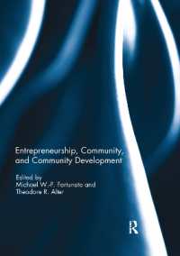 Entrepreneurship, Community, and Community Development (Community Development - Current Issues Series)