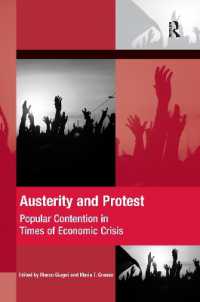 Austerity and Protest : Popular Contention in Times of Economic Crisis (The Mobilization Series on Social Movements, Protest, and Culture)