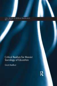 Critical Realism for Marxist Sociology of Education (New Studies in Critical Realism and Education Routledge Critical Realism)