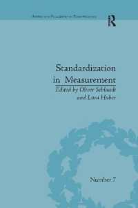 Standardization in Measurement : Philosophical, Historical and Sociological Issues (History and Philosophy of Technoscience)