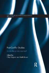 Post-Conflict Studies : An Interdisciplinary Approach (Routledge Studies in Peace and Conflict Resolution)