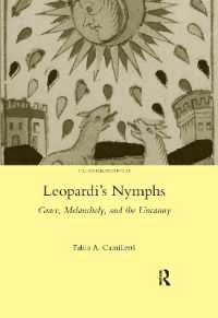 Leopardi's Nymphs : Grace, Melancholy, and the Uncanny