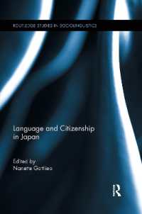 Language and Citizenship in Japan (Routledge Studies in Sociolinguistics)
