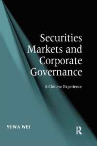 Securities Markets and Corporate Governance : A Chinese Experience