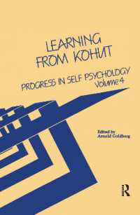 Progress in Self Psychology, V. 4 : Learning from Kohut
