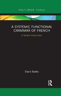 A Systemic Functional Grammar of French : A Simple Introduction