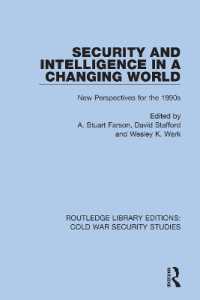 Security and Intelligence in a Changing World : New Perspectives for the 1990s (Routledge Library Editions: Cold War Security Studies)