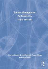 イベント管理入門（第３版）<br>Events Management : An Introduction （3RD）
